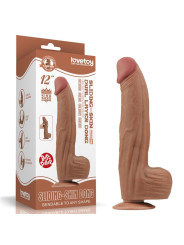 Dildo Dual Density Piel Deslizante 12