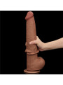 Dildo Dual Density Piel Deslizante Retractil 13.5