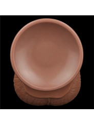 Dildo Dual Density Piel Deslizante Retractil 13.5