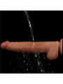 Dildo Dual Density Piel Deslizante Retractil 13.5