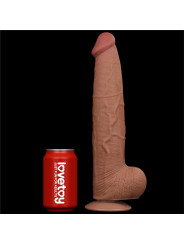 Dildo Dual Density Piel Deslizante Retractil 13.5