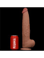 Dildo Dual Density Piel Deslizante Retractil 13.5
