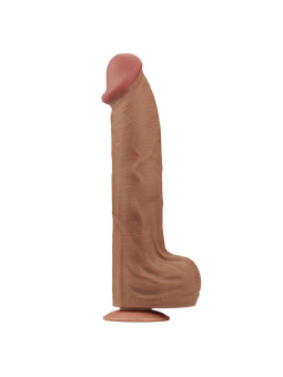Dildo Dual Density Piel Deslizante Retractil 14