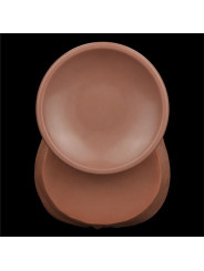 Dildo Dual Density Piel Deslizante Retractil 14