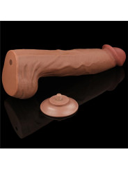 Dildo Dual Density Piel Deslizante Retractil 14