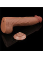 Dildo Dual Density Piel Deslizante Retractil 14