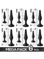 Pack de 6 Trophy Plug Anal Silicona 15 cm