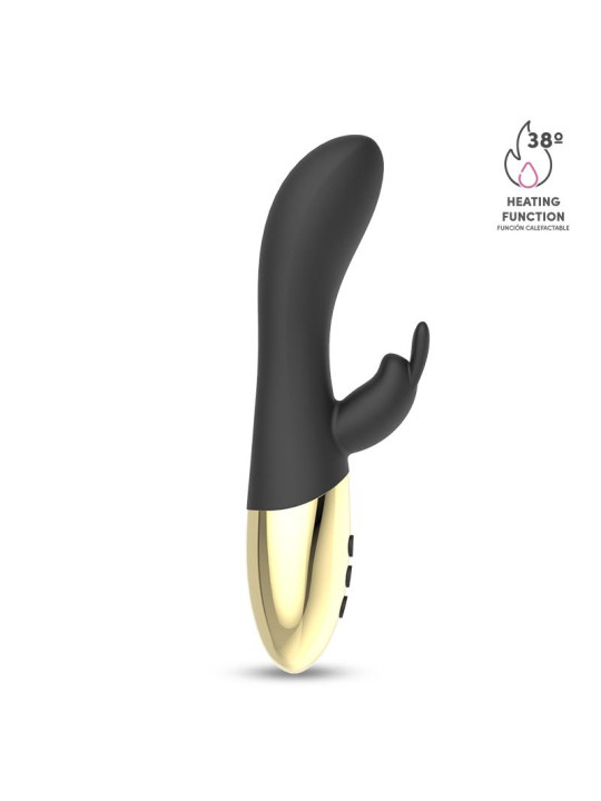 Leums Vibrador Rabbit con Función de Calor Punto G USB Magnético