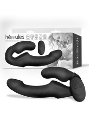 Strap on Vibrador Doble sin Arnés con Control Remoto