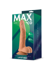 Saul Dildo Realista con Testículos Natural 8,25 - 21 cm