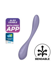 G-Spot Flex 5+ Multi Vibrador con Satisfyer Connect APP Lilac