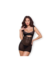 Chemise con Encaje Negro