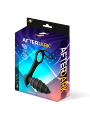 Aksten Plug Anal con Vibración y Anillo para Testículos