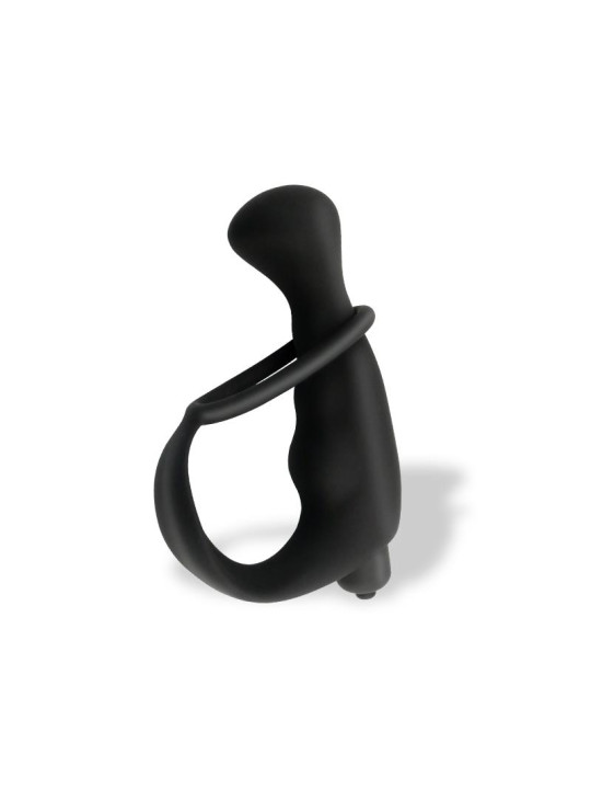 Iuterp Plug Anal con Vibración y Anillo para el Pene