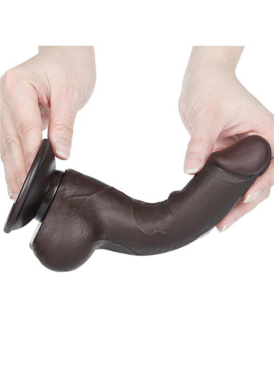 Dildo Dual Layer Piel Deslizante Retractil 7.5
