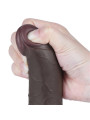 Dildo Dual Layer Piel Deslizante Retractil 7.5