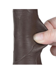Dildo Dual Layer Piel Deslizante Retractil 7.5