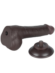 Dildo Dual Layer Piel Deslizante Retractil 7.5