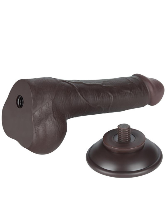 Dildo Dual Layer Piel Deslizante Retractil 7.5