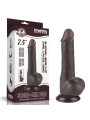Dildo Dual Layer Piel Deslizante Retractil 7.5