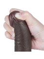 Dildo Dual Layer Piel Deslizante Retractil 7.5