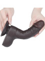Dildo Dual Layer Piel Deslizante Retractil 7.5