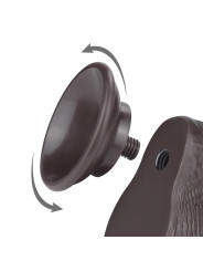 Dildo Dual Layer Piel Deslizante Retractil 7.5