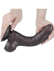 Dildo Dual Layer Piel Deslizante 8