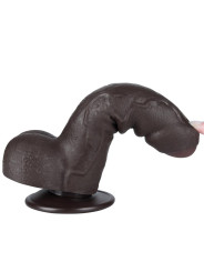 Dildo Dual Layer Piel Retractil 7