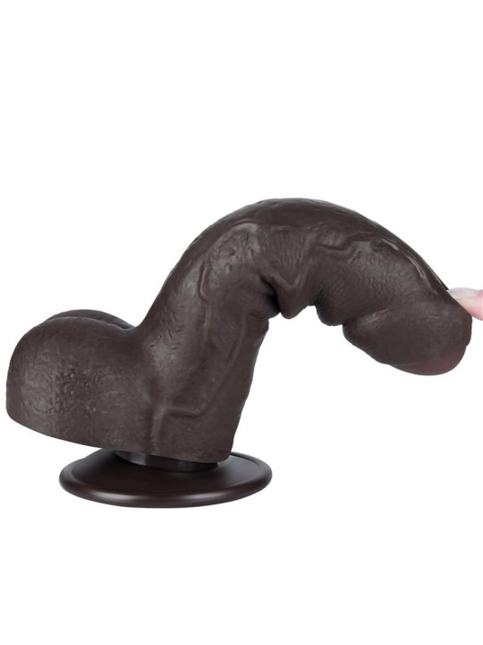 Dildo Dual Layer Piel Retractil 7