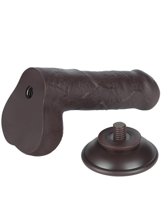 Dildo Dual Layer Piel Retractil 7