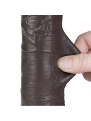 Dildo Dual Layer Piel Deslizante Retractil 8