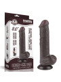Dildo Dual Layer Piel Deslizante Retractil 8