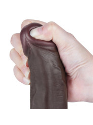 Dildo Dual Density Piel Deslizante Retractil 8.5