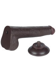 Dildo Dual Density Piel Deslizante Retractil 9