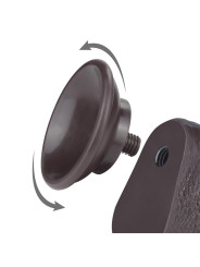 Dildo Dual Density Piel Deslizante Retractil 9