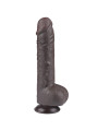 Dildo Dual Layer Piel Deslizante Retractil 9.5
