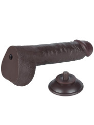 Dildo Dual Layer Piel Deslizante Retractil 9.5