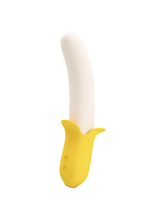 Banana Geek Vibrador con Thrusting USB