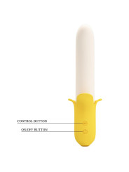 Banana Geek Vibrador con Thrusting USB