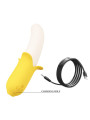 Banana Geek Vibrador con Thrusting USB