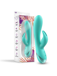 Vibrador Pertes USB Celeste