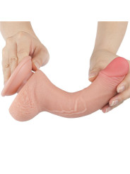 Dildo Dual Layer Piel Deslizante 7.5