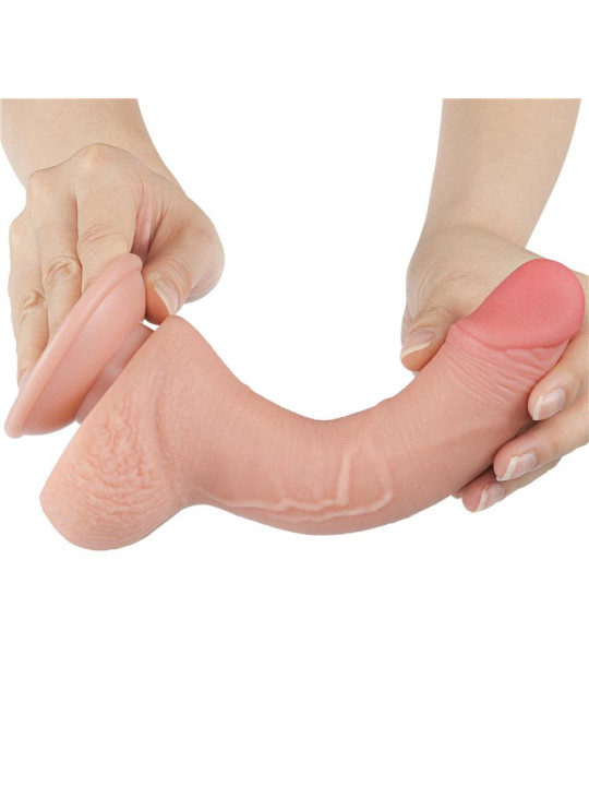 Dildo Dual Layer Piel Deslizante 7.5