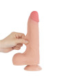 Dildo Dual Layer Piel Deslizante 8.5