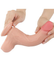 Dildo Dual Layer Piel Deslizante 8.5