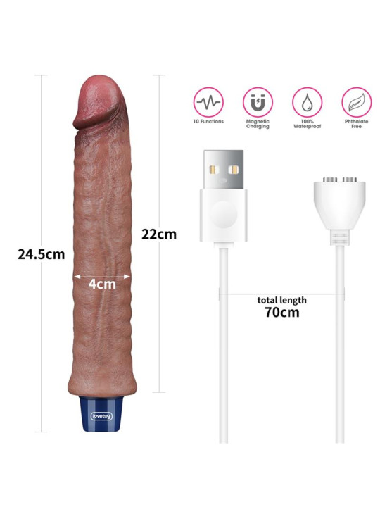 Vibrador Realista 9.5 USB