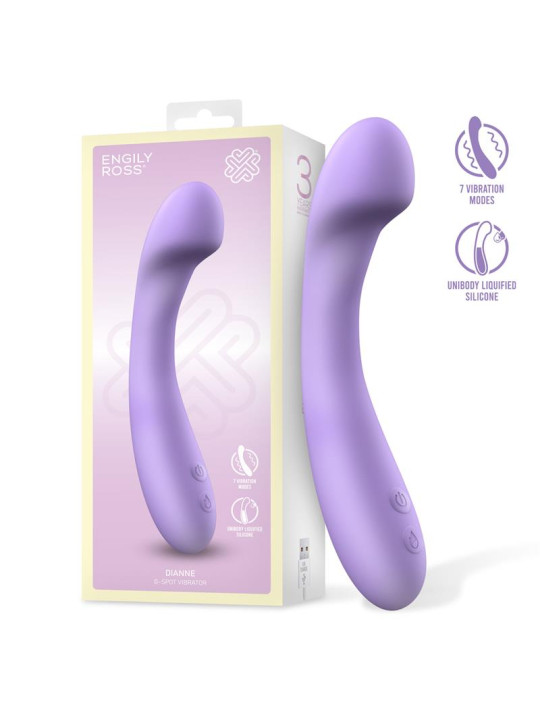 Dianne Vibrador Silicona Líquida Unibody Punto G Flexible USB