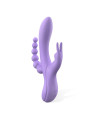 Lindsay Vibrador con Cadena Anal Silicona Líquida Unibody Flexible 2 Motores