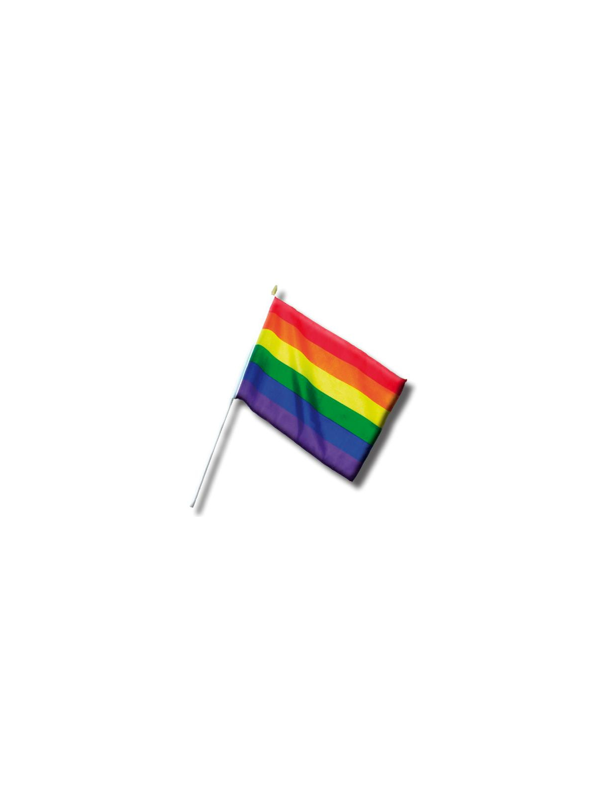 Banderin Pequeño con Bandera LGBT+ 30 cm